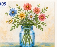 Blomster i vase